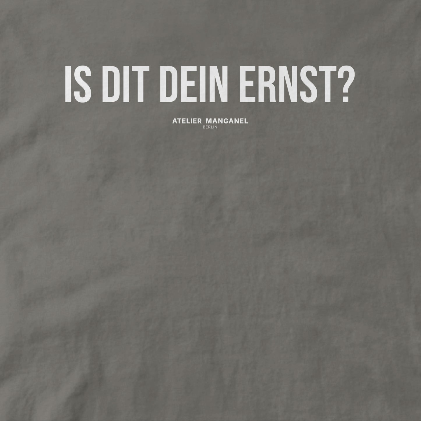Is dit dein Ernst?