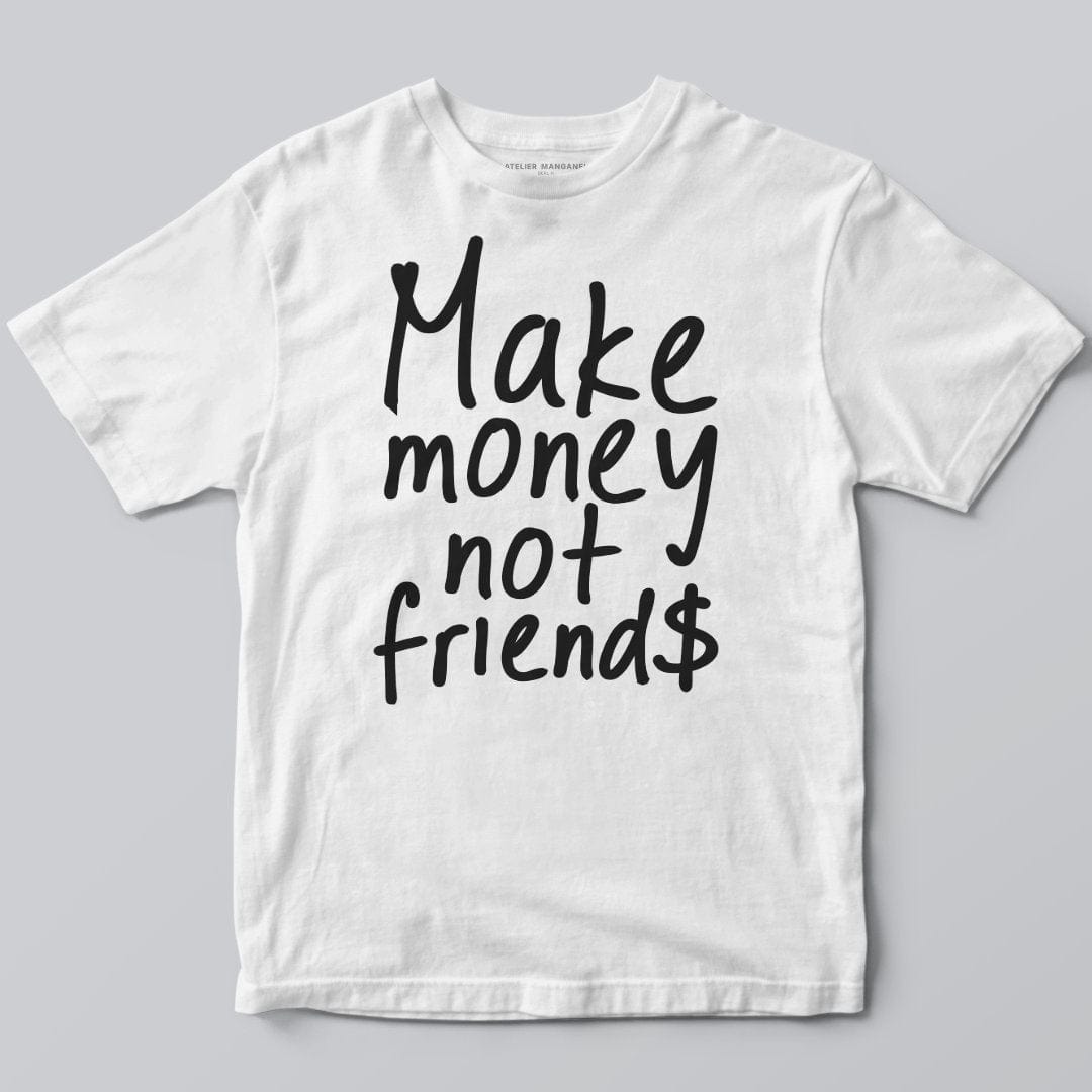Atelier Manganel T-shirt White / S Make Money Not Friends
