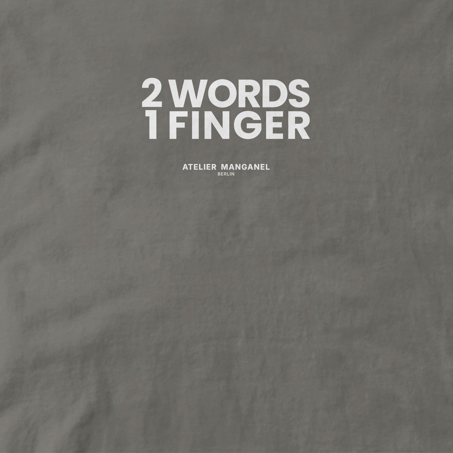 Two Words One Finger