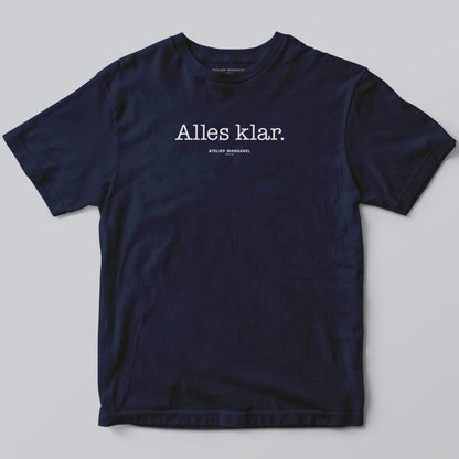 Atelier Manganel T-shirt Navy / S Alles Klar