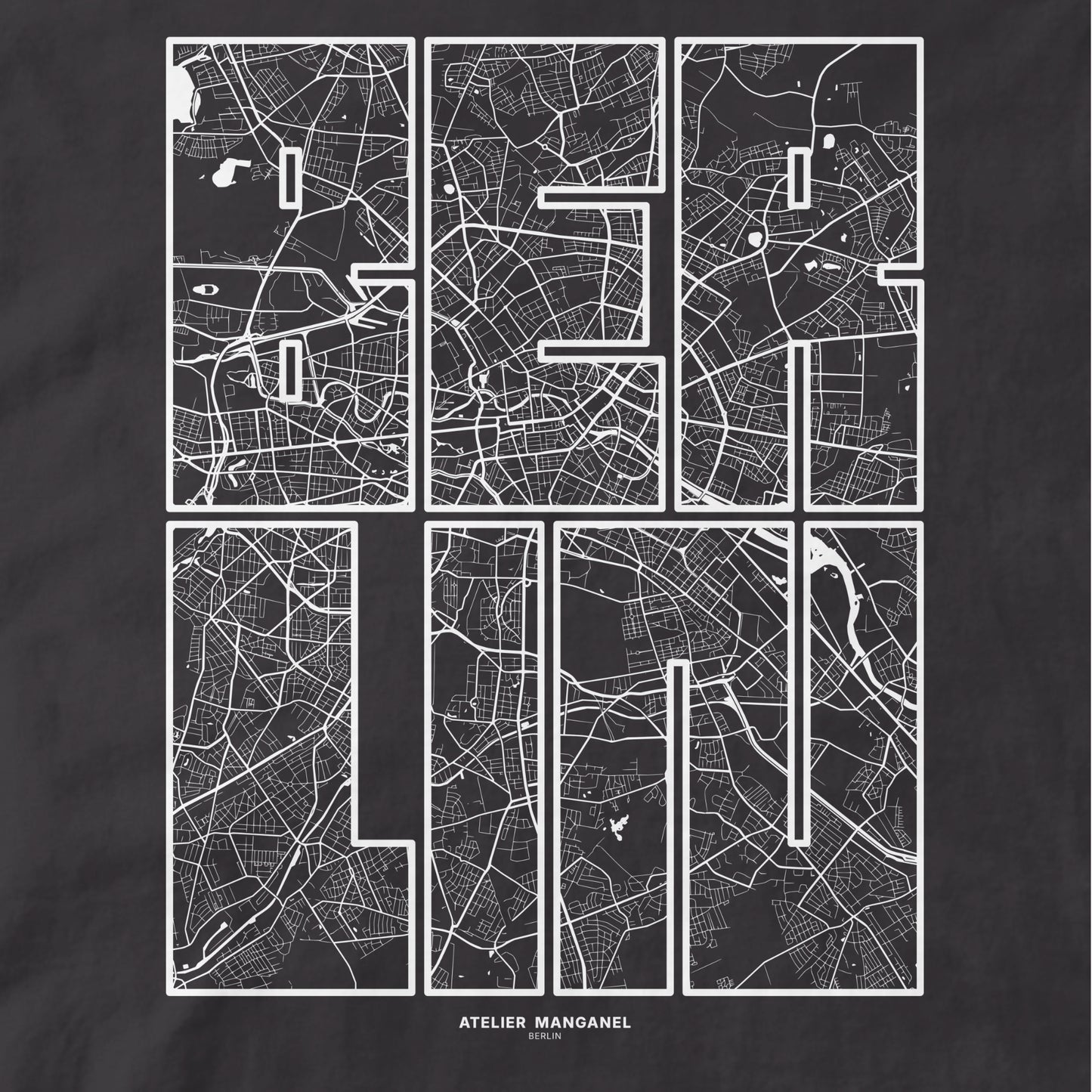 Berlin Map - Organic Cotton