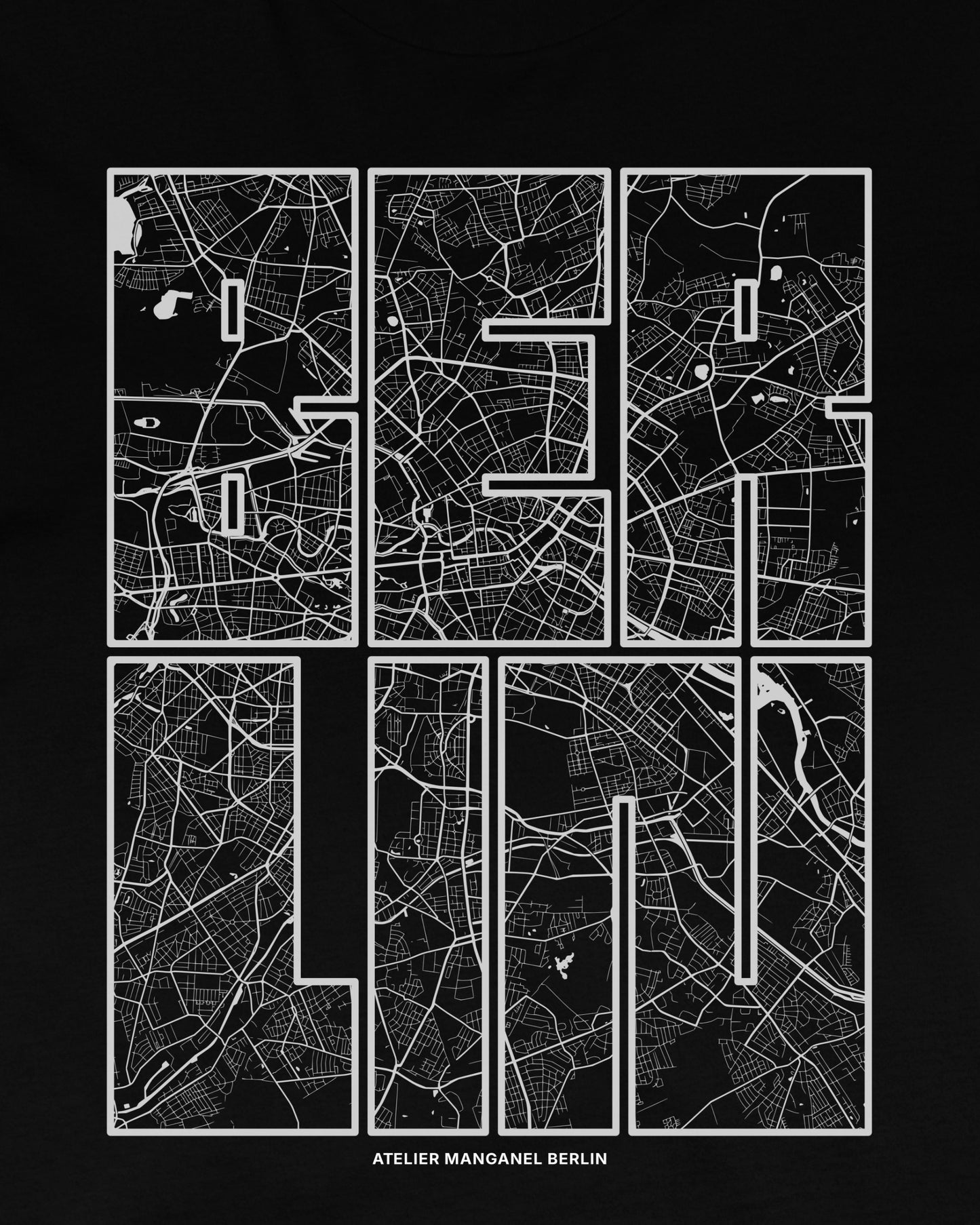 Berlin Map - Organic Cotton