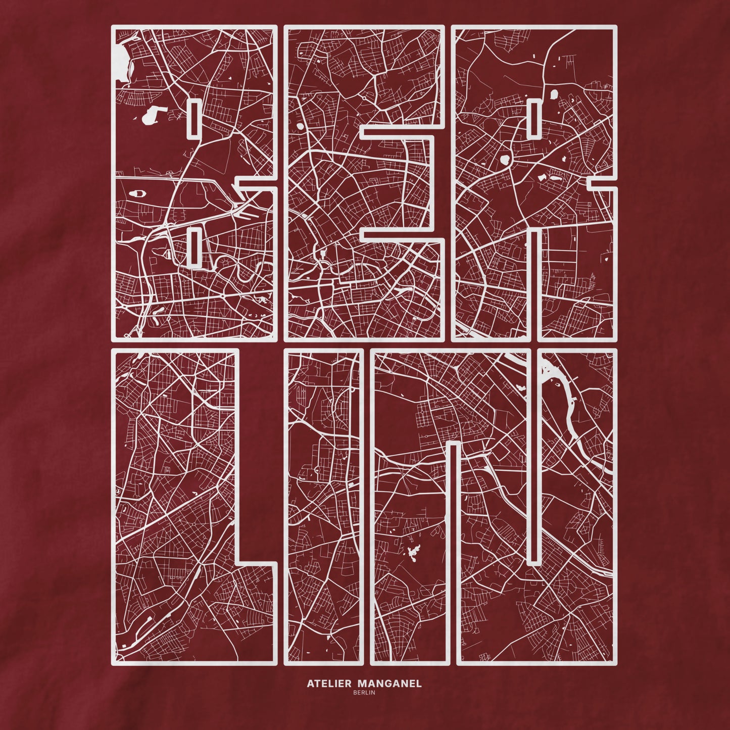 Berlin Map - Organic Cotton