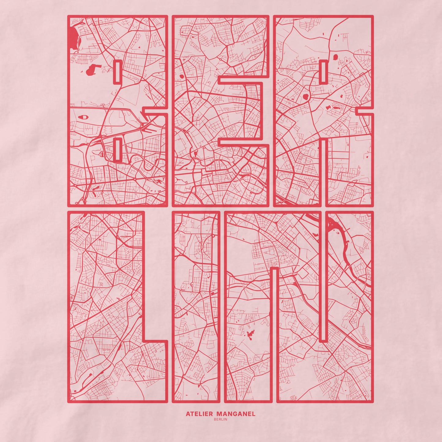Berlin Map - Organic Cotton