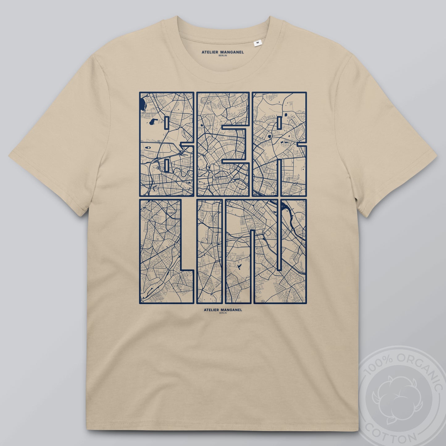 Berlin Map - Organic Cotton
