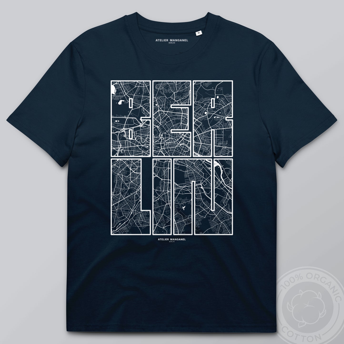 Berlin Map - Organic Cotton