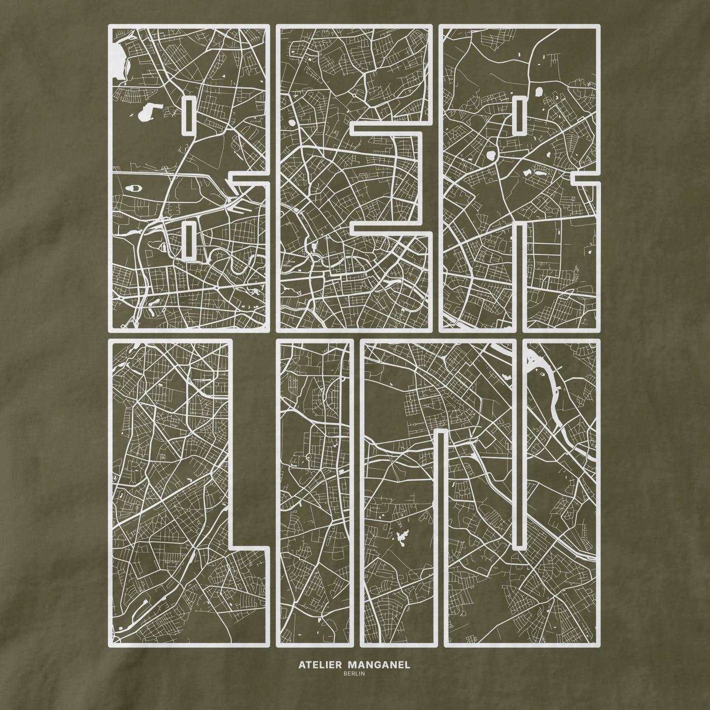 Berlin Map - Organic Cotton