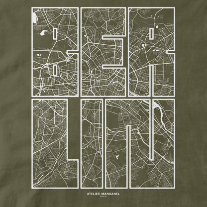 Berlin Map - Organic Cotton