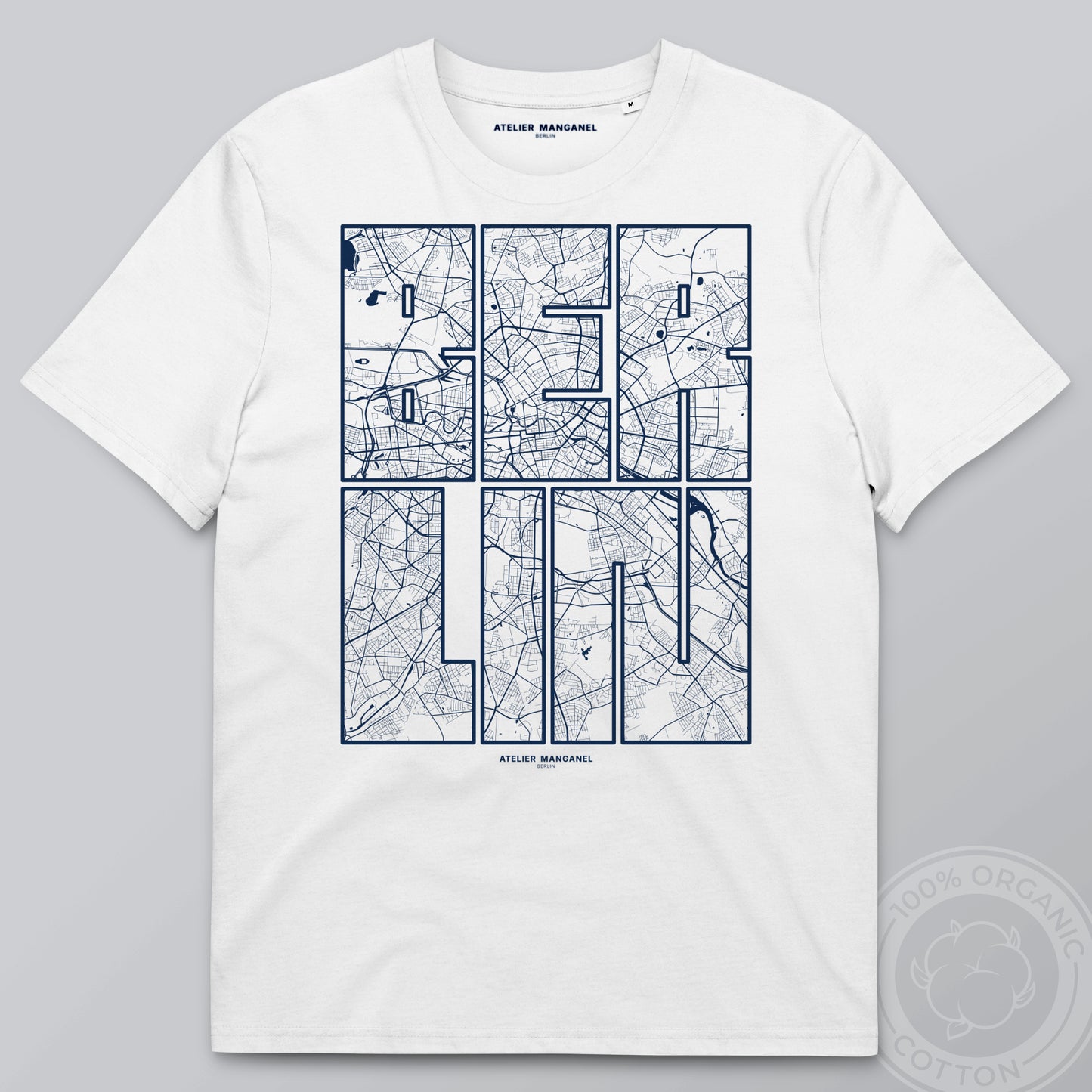Berlin Map - Organic Cotton