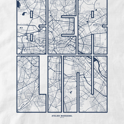 Berlin Map - Organic Cotton