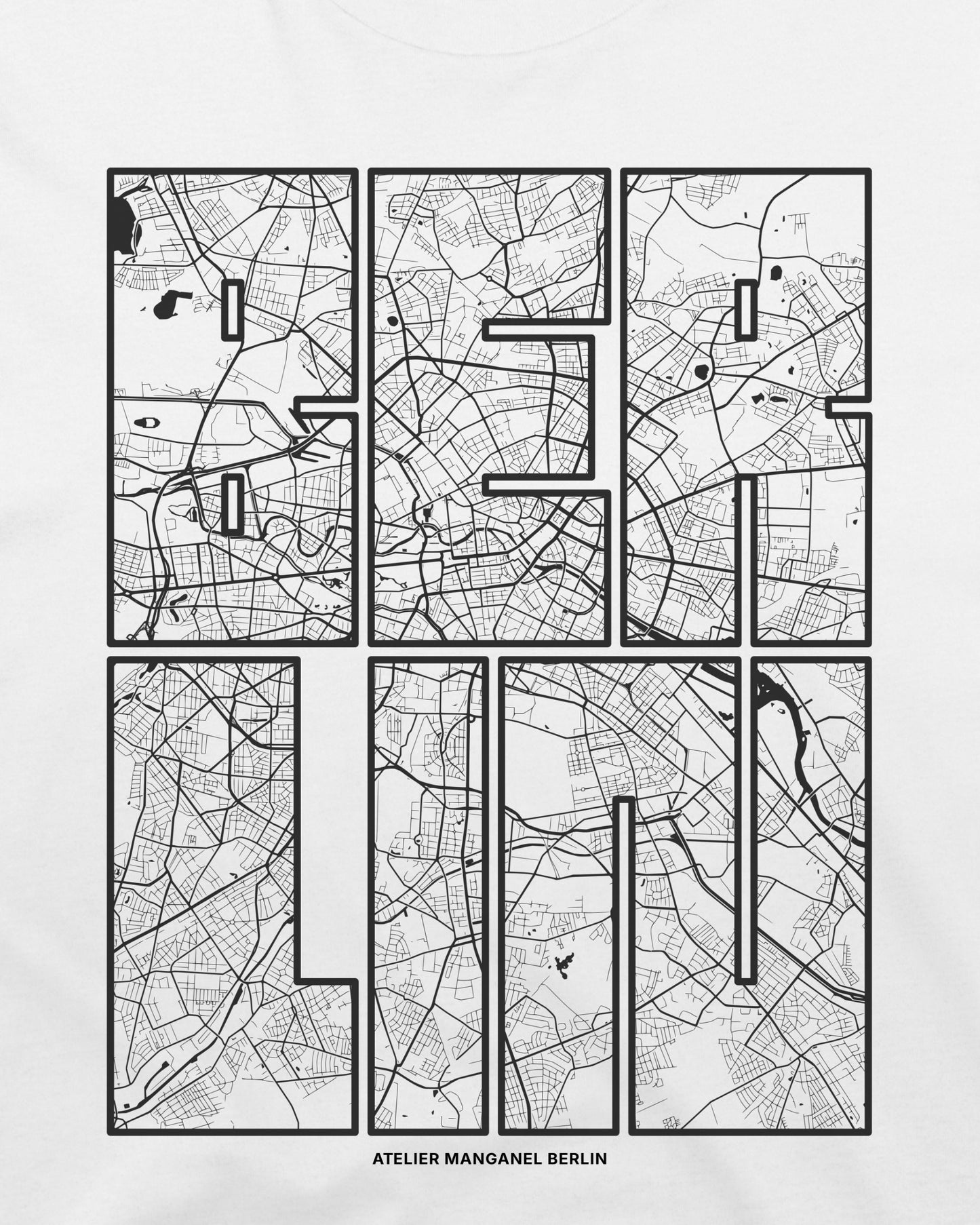 Berlin Map - Organic Cotton