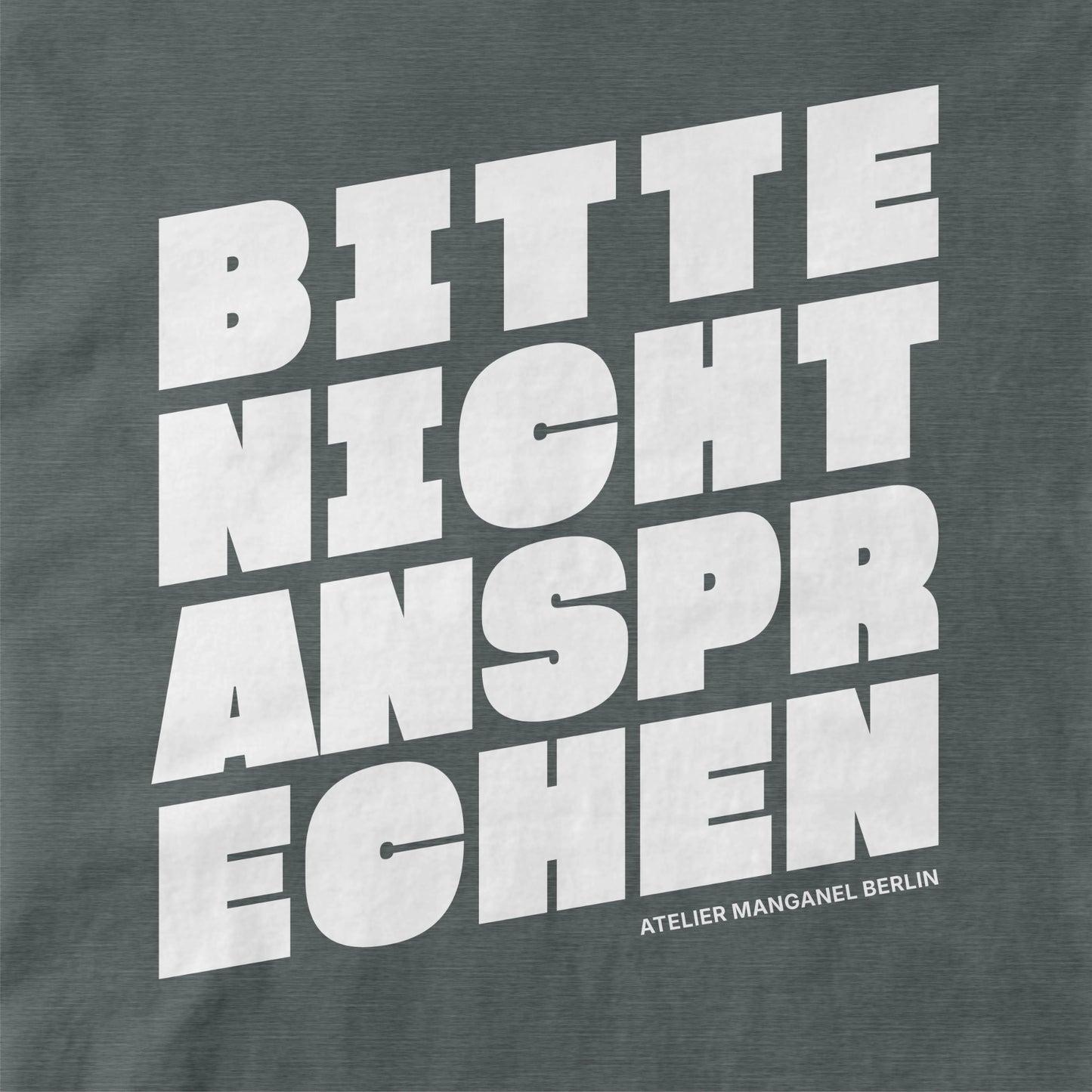Bitte Nicht Ansprechen
