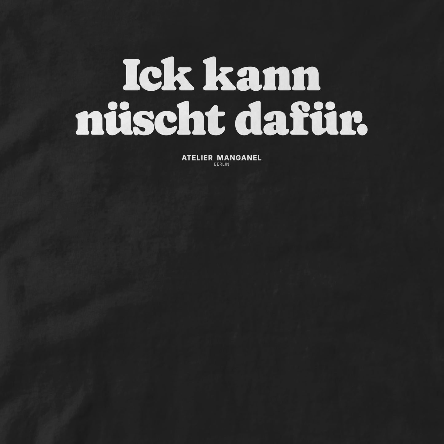 Ick kann nüscht dafür