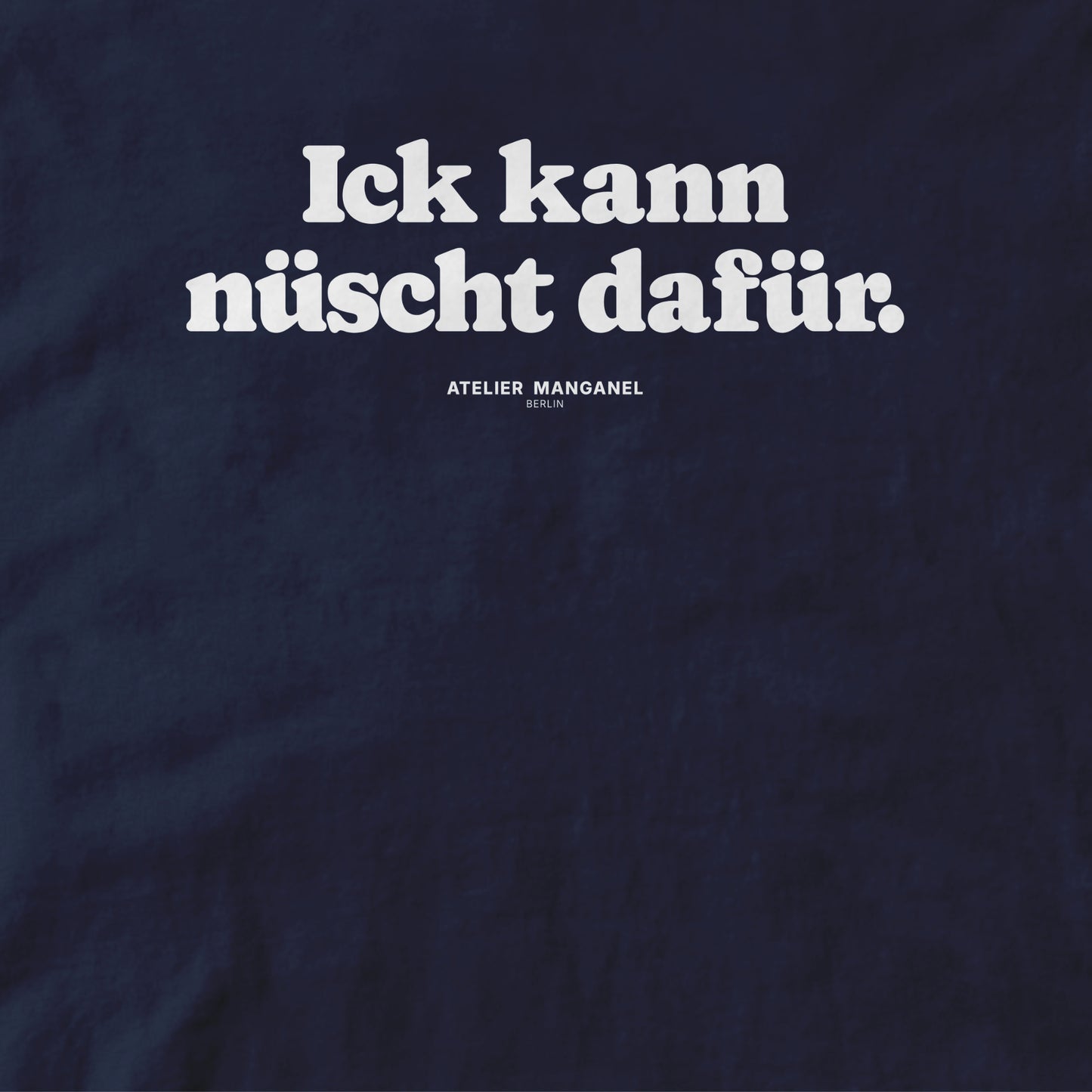 Ick kann nüscht dafür