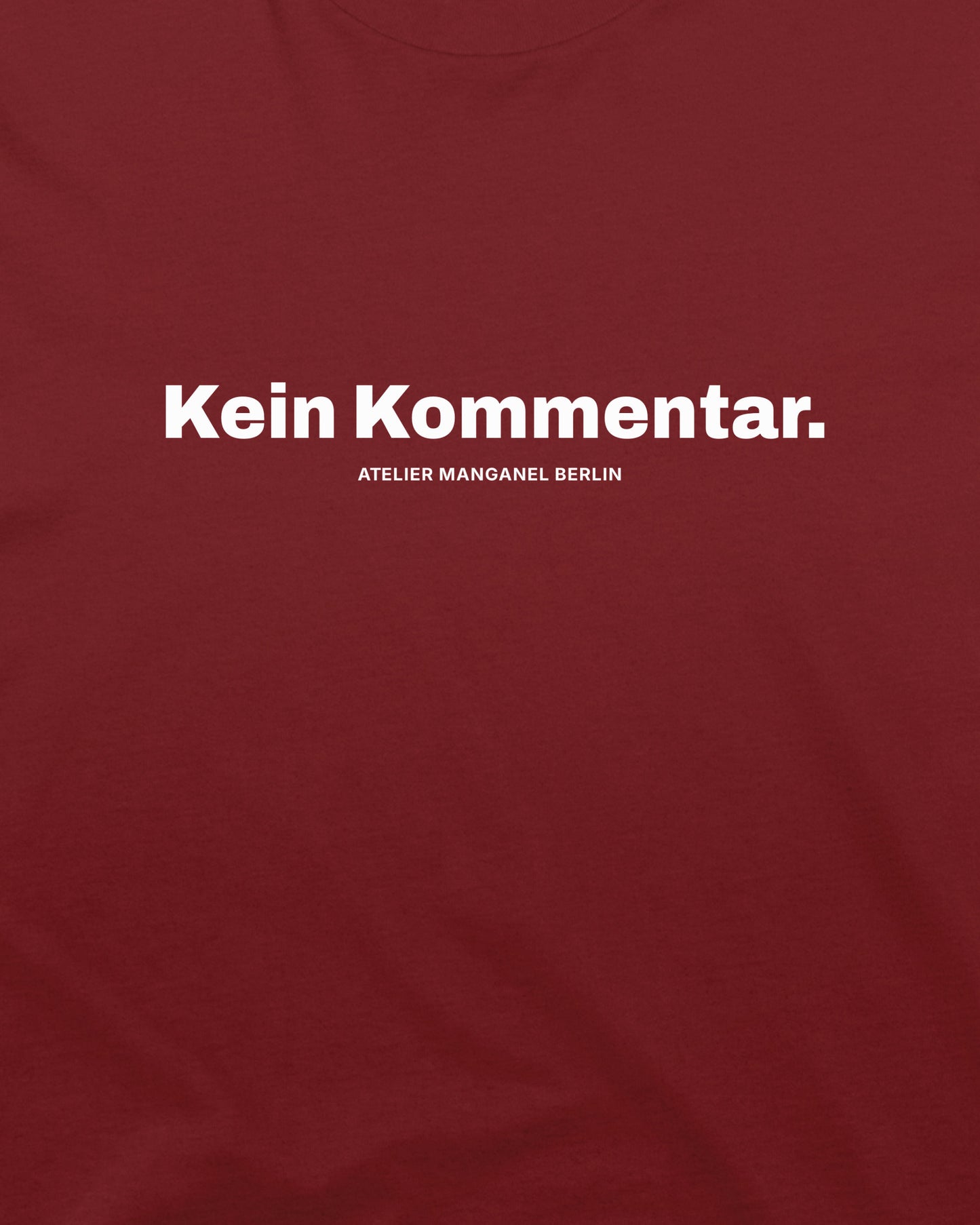 Kein Kommentar - Organic Cotton
