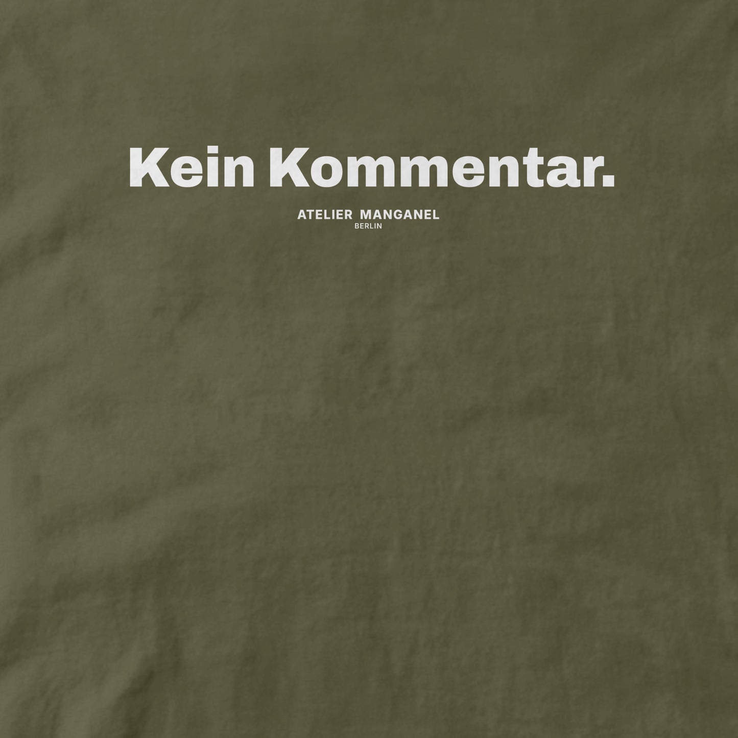 Kein Kommentar - Organic Cotton
