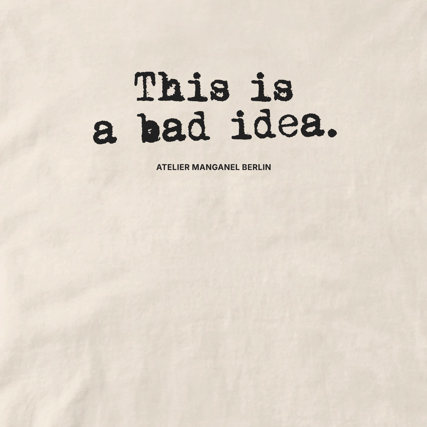 This is a Bad Idea