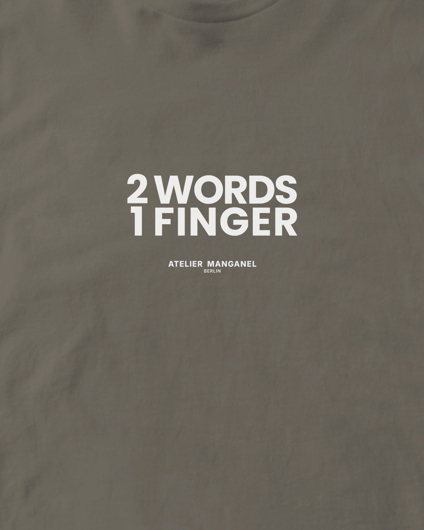 Two Words One Finger