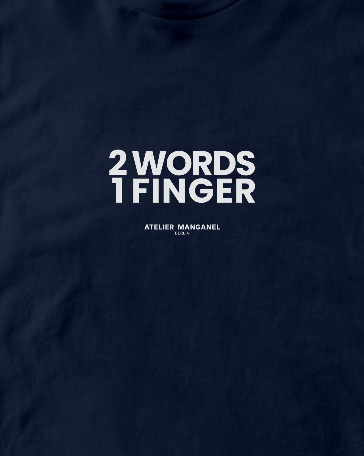 Two Words One Finger